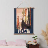  Venetië Italië Gondola Travel Hangend Wandkleed (Slaapkamer)