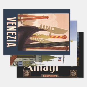 Venetië Italië Gondola Travel Inpakpapier Vel