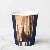  Venetië Italië Gondola Travel Papieren Bekers (Voorkant)