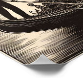  Venetië Italië Gondola Travel Poster (Hoek)