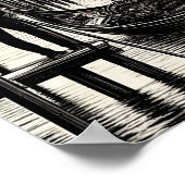 Venetië Italië Gondola Travel Poster (Hoek)