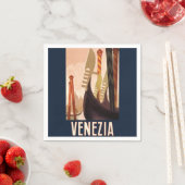  Venetië Italië Gondola Travel Servet (Insitu)