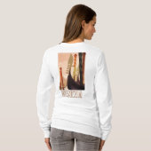  Venetië Italië Gondola Travel T-shirt (Achterkant volledig)