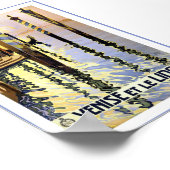 Venetië Italië Gondola Venise Lido Poster (Hoek)