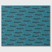 Venetië, Italië Gondolas en Gondoliers Blauwgroen  Cadeaupapier (Vlak)