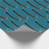 Venetië, Italië Gondolas en Gondoliers Blauwgroen  Cadeaupapier (Hoek)