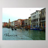 Venetië, Italië Gondolas op het Poster van het Gro (Voorkant)