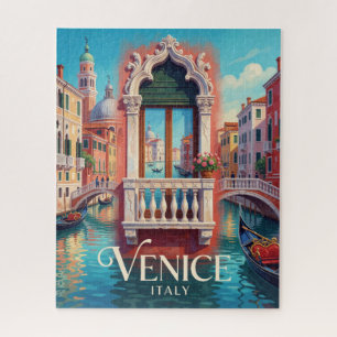 Venetië Italië Grand Canal Historisch Reizen Legpuzzel