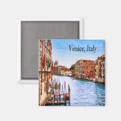 Venetië, Italië Grand Canal Magnet (Voorkant / Achterkant)