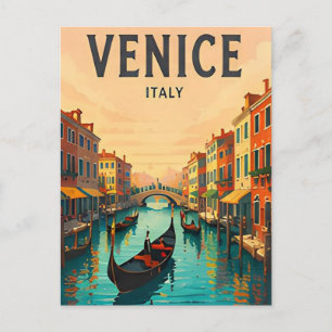 Venetië Italië Grote Kanaal Romantische Stad Ontsn Briefkaart