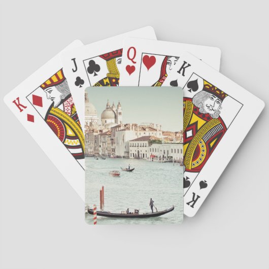 Venetië, Italië | Het Grote Kanaal Pokerkaarten (Achterkant)