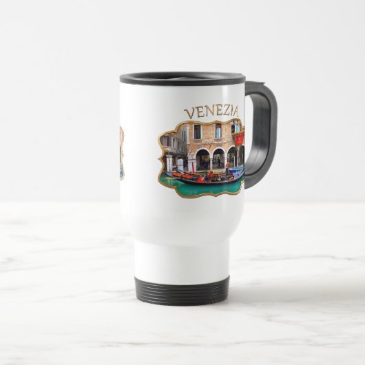 Venetië, Italië (IT) - Gondolier Reisbeker (Voorkant rechts)