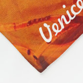 Venetië, Italië (IT) - Oranje carnavalskostuum Fleece Deken (Hoek)