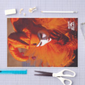 Venetië, Italië (IT) - Oranje carnavalskostuum Tissuepapier (Craft)