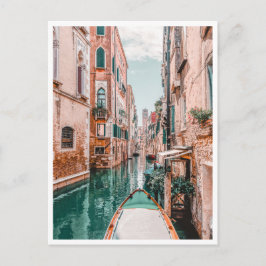 Venetië Italië Kanaal Europese Zomer Reis Foto Briefkaart