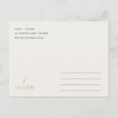 Venetië Italië kanaliseert Waterverf behalve datum Briefkaart (Achterkant)