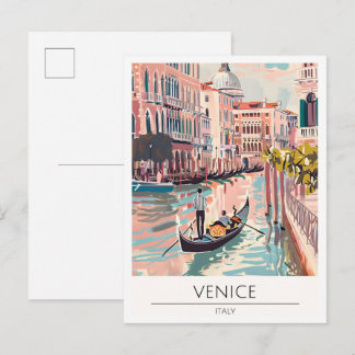 Venetië Italië Kunst Illustratie Reizen Briefkaart