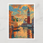 Venetië Italië Kunst Vintage Reizen Briefkaart (Voorkant)