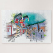 Venetië - Italië - landschap Legpuzzel (Horizontaal)