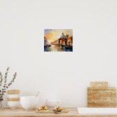 Venetië Italië Landschapskunst Print Poster (Keuken)