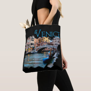 Venetië, Italië: Langs het kanaal Tote Bag