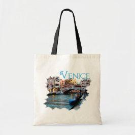 Venetië, Italië: langs het kanaal Tote Bag