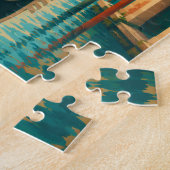 Venetië Italië Legpuzzel Rialto Brug Gondel (Zijkant)