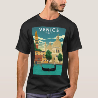 Venetië Italië Minimale reisposter Poster T-shirt