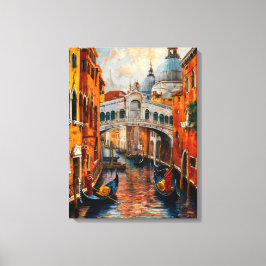 Venetië, Italië Mooi schilderij cadeau Canvas Afdruk
