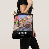 Venetië Italië Pen en Was Waterverf Tote Bag (Dichtbij)