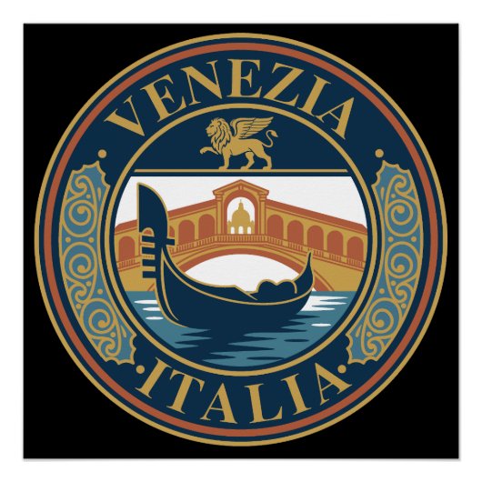Venetië Italië Perfect Poster (Voorkant)