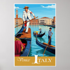 Venetië, Italië poster