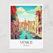 Venetië Italië Reis Briefkaart (Voorkant)