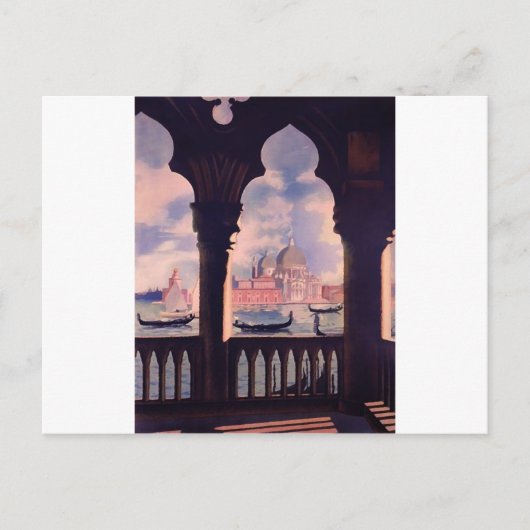  Venetië Italië Reis Briefkaart (Voorkant)