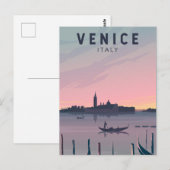 Venetië Italië Reis  Kunst Briefkaart (Voorkant / Achterkant)
