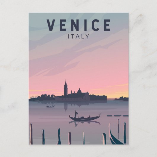 Venetië Italië Reis  Kunst Briefkaart (Voorkant)
