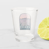 Venetië Italië Reis Kunst Shot Glas (Achterkant)