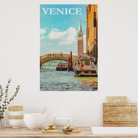  Venetië Italië Reis Poster (Keuken)