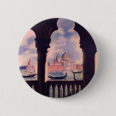  Venetië Italië Reis Ronde Button 5,7 Cm (Voorkant)