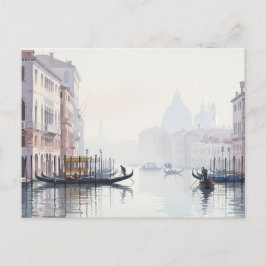 Venetië Italië Reis Souvenir Aquarel Briefkaart