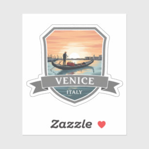 Venetië Italië Reis Souvenir Sticker