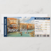 Venetië Italië Reis Verrassingsinstapkaart