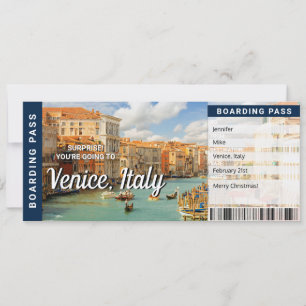 Venetië Italië Reis Verrassingsinstapkaart Kaart