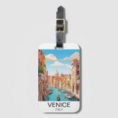  Venetië Italië Reiskunstwerk Bagagelabel (Voorkant (verticaal))