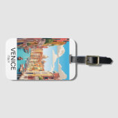  Venetië Italië Reiskunstwerk Bagagelabel (Voorkant (horizontaal))