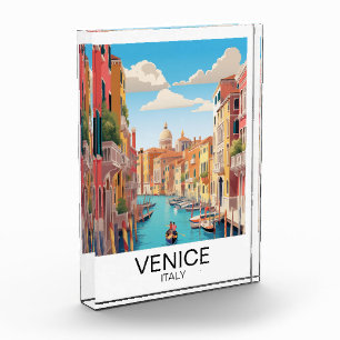 Venetië Italië Reiskunstwerk Fotoblokken
