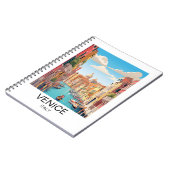  Venetië Italië Reiskunstwerk Notitieboek (Linkerzijde)