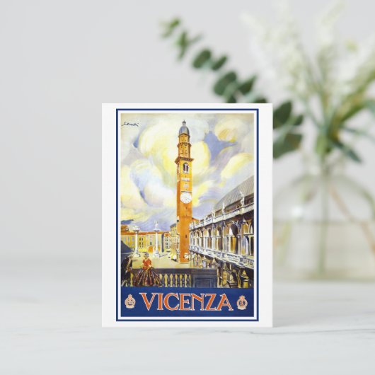  Venetië, Italië, Reisposter Briefkaart (Staand voorkant)