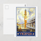  Venetië, Italië, Reisposter Briefkaart (Voorkant / Achterkant)