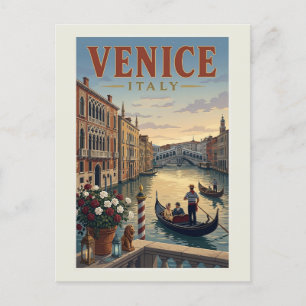 Venetië Italië Reisposter Briefkaart